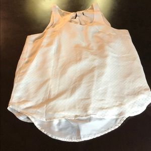 Off white tank blouse